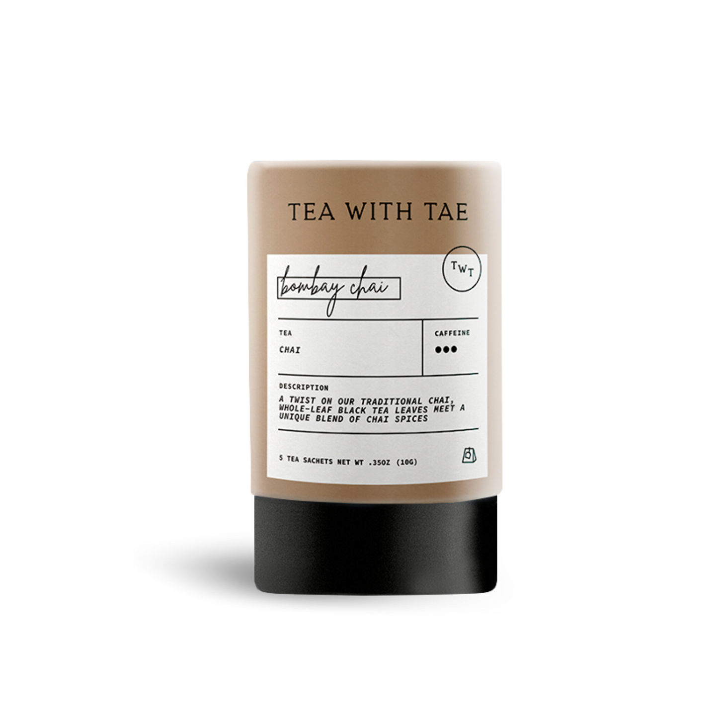 Bombay Masala Chai Black Tea Mini Tea Tube Gift (5 tea bags) - The Localist