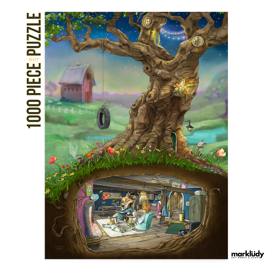 1000 PIECE PUZZLE / ROOTED IN LOVE by Mark Ludy - - The Localist