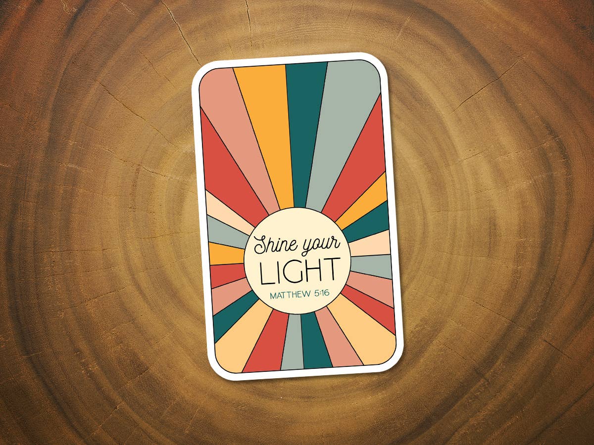 Shine Your Light | Christian Sticker