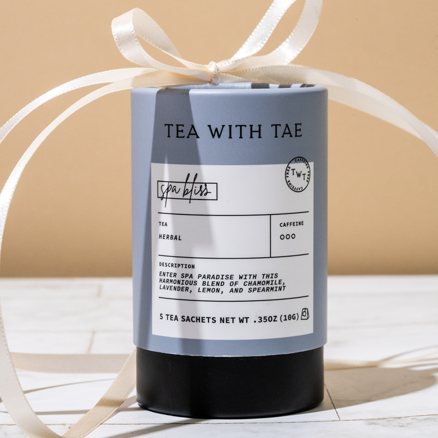 Spa Bliss Herbal Mini Tea Tube Gift (5 tea bags) - The Localist