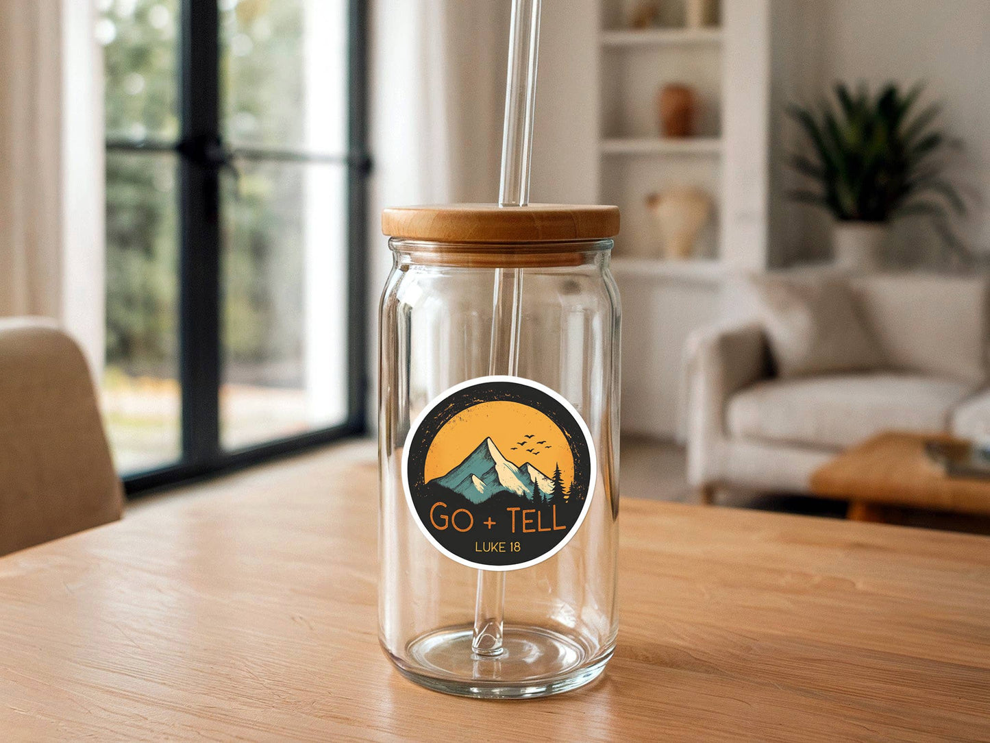 Go Tell It On The Mountain | Christian Scripture Sticker