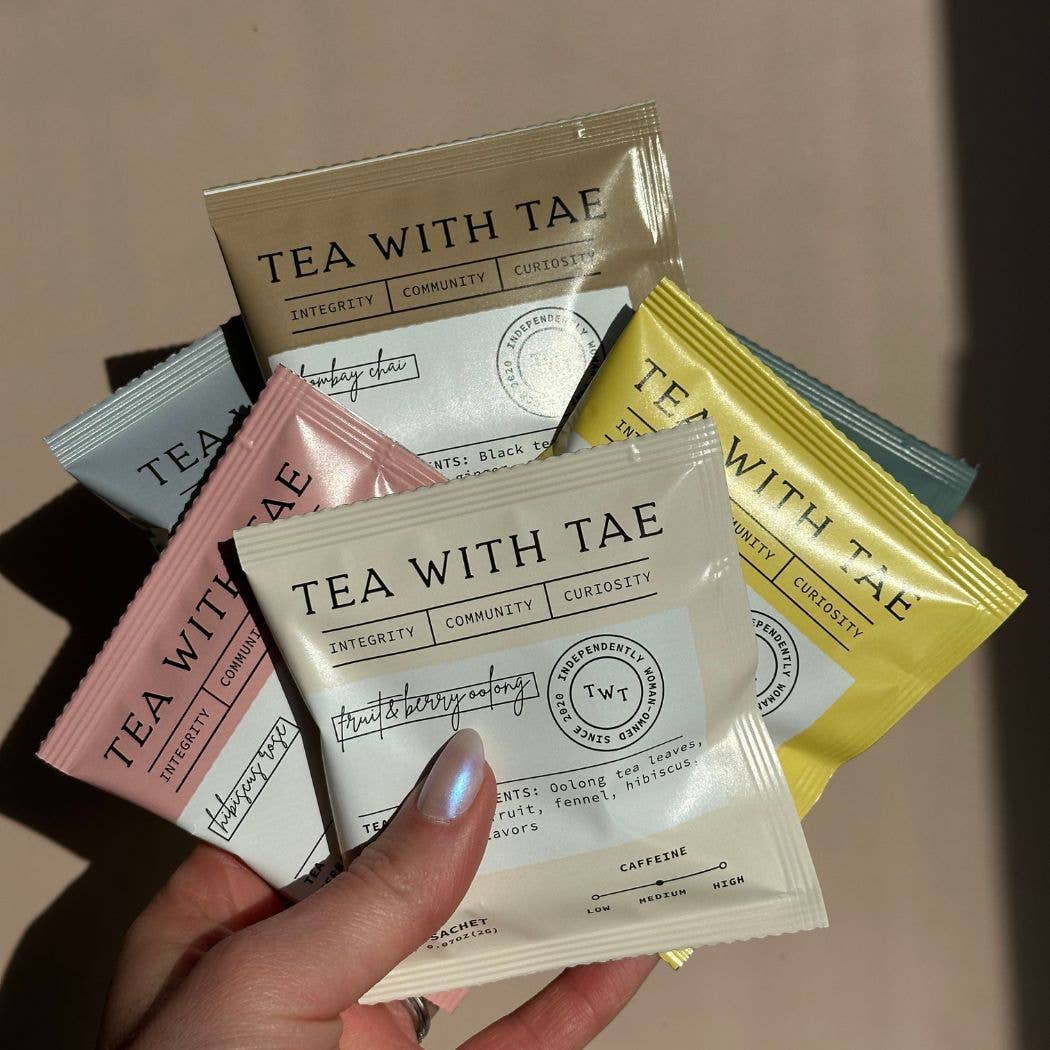 Peppermint Herbal Minty Tea - Individually Wrapped Tea Bag