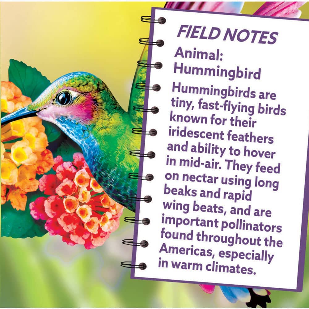 Hummingbird 100 Piece Shaped Jigsaw Puzzle
