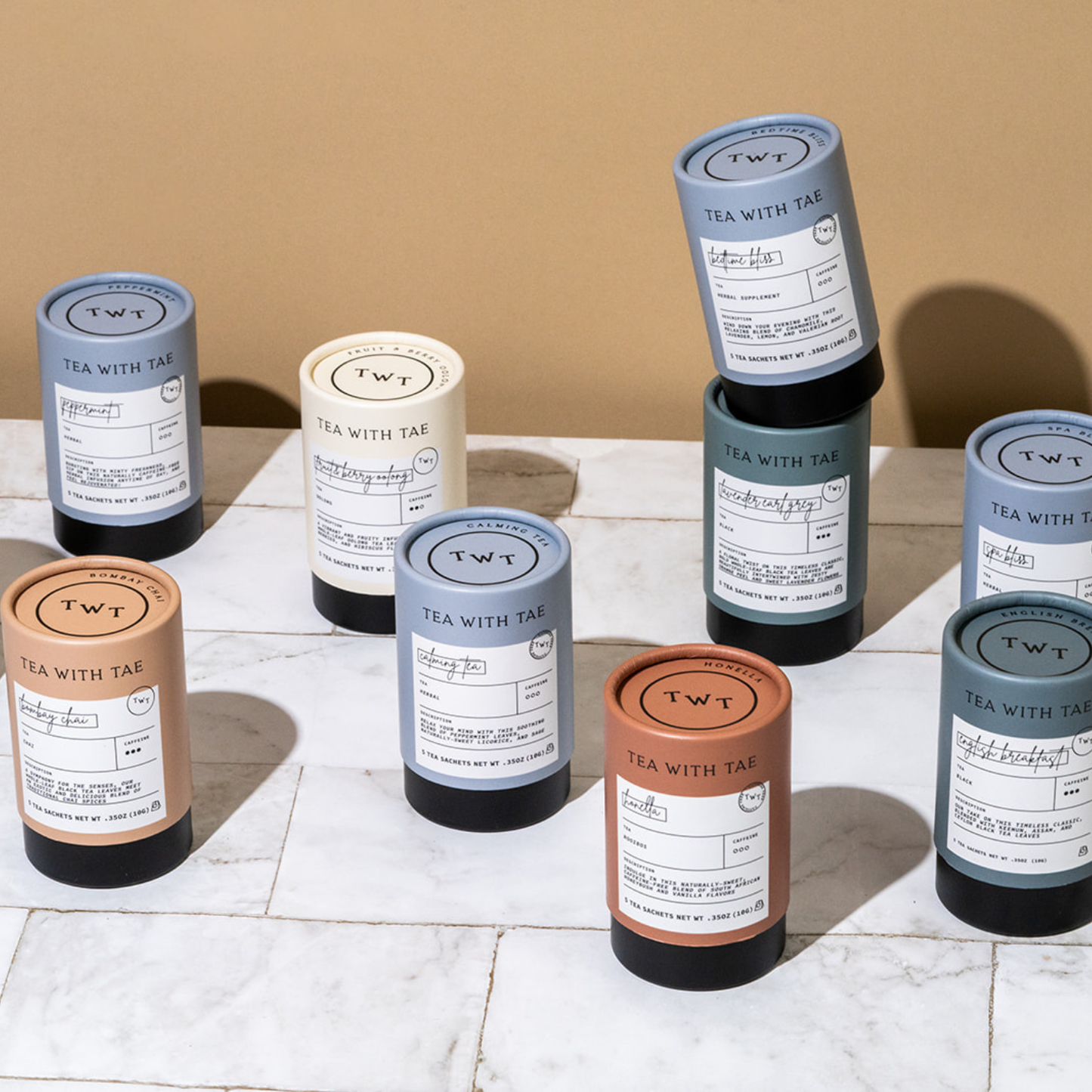 Spa Bliss Herbal Mini Tea Tube Gift (5 tea bags) - The Localist