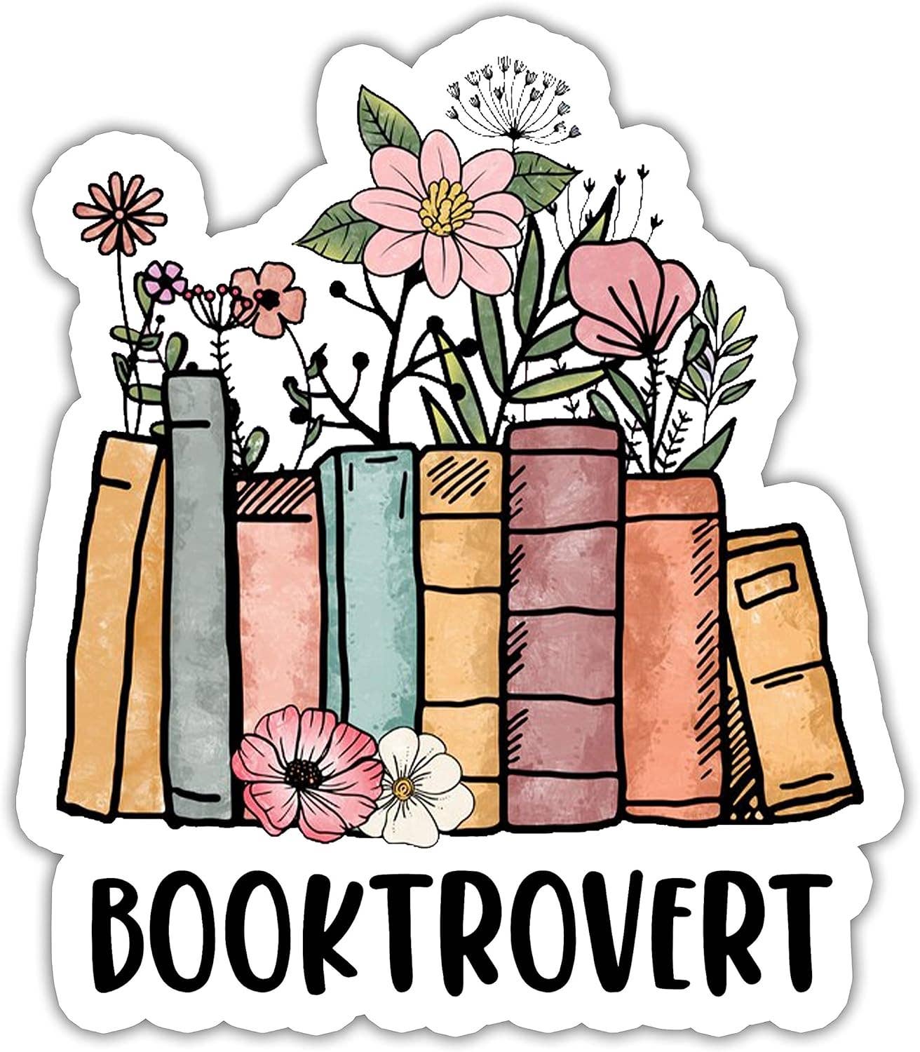 BookTrovert Waterproof Sticker