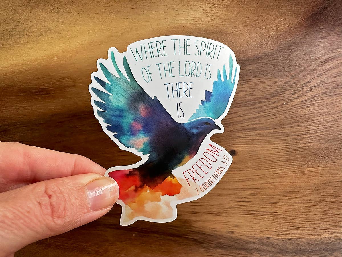 Where the Spirit of the Lord is, There is Freedom Sticker