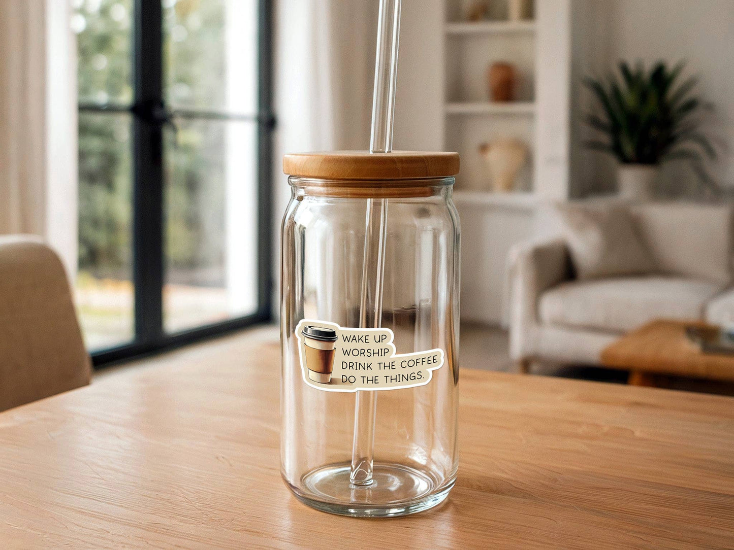 Morning To Do List | Christian Sticker | Coffee Lover