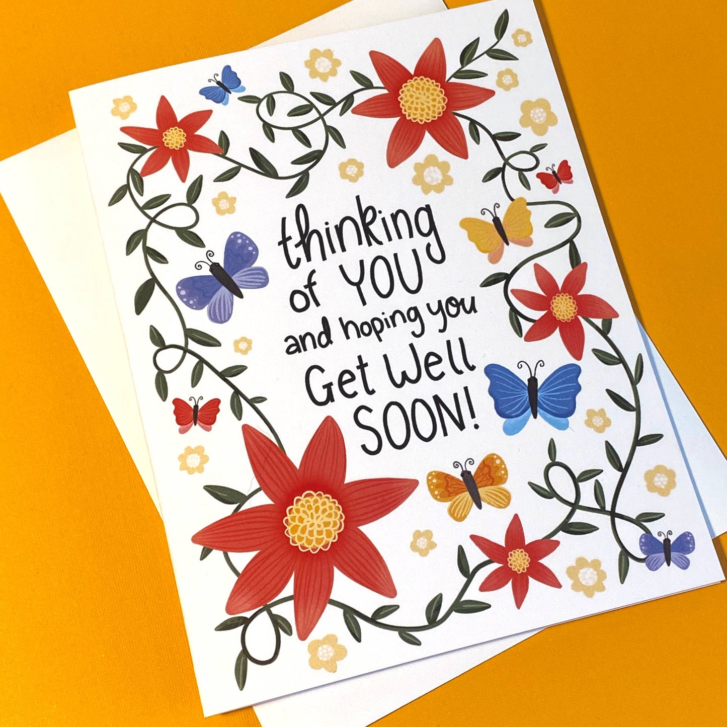 Thinking of You Get Well Card