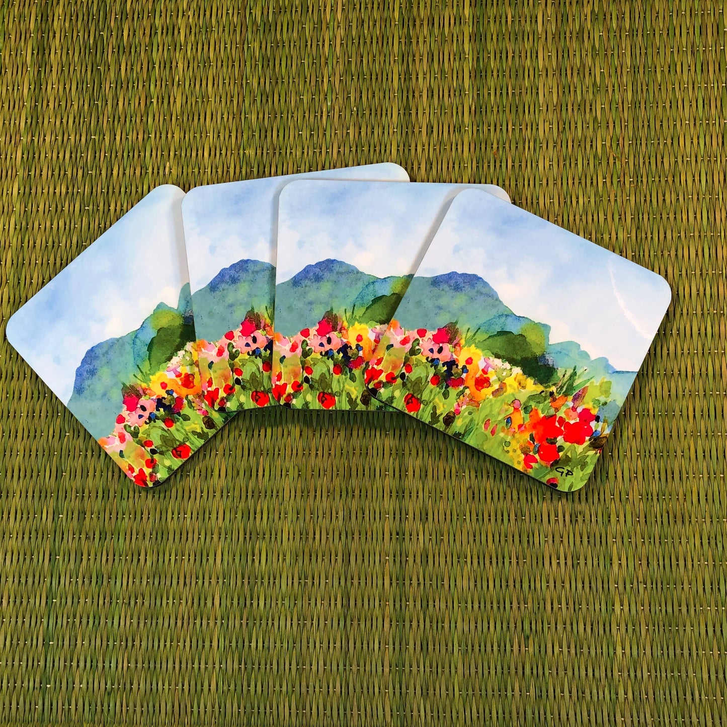 Wildflower Frenzy Coaster set of 4