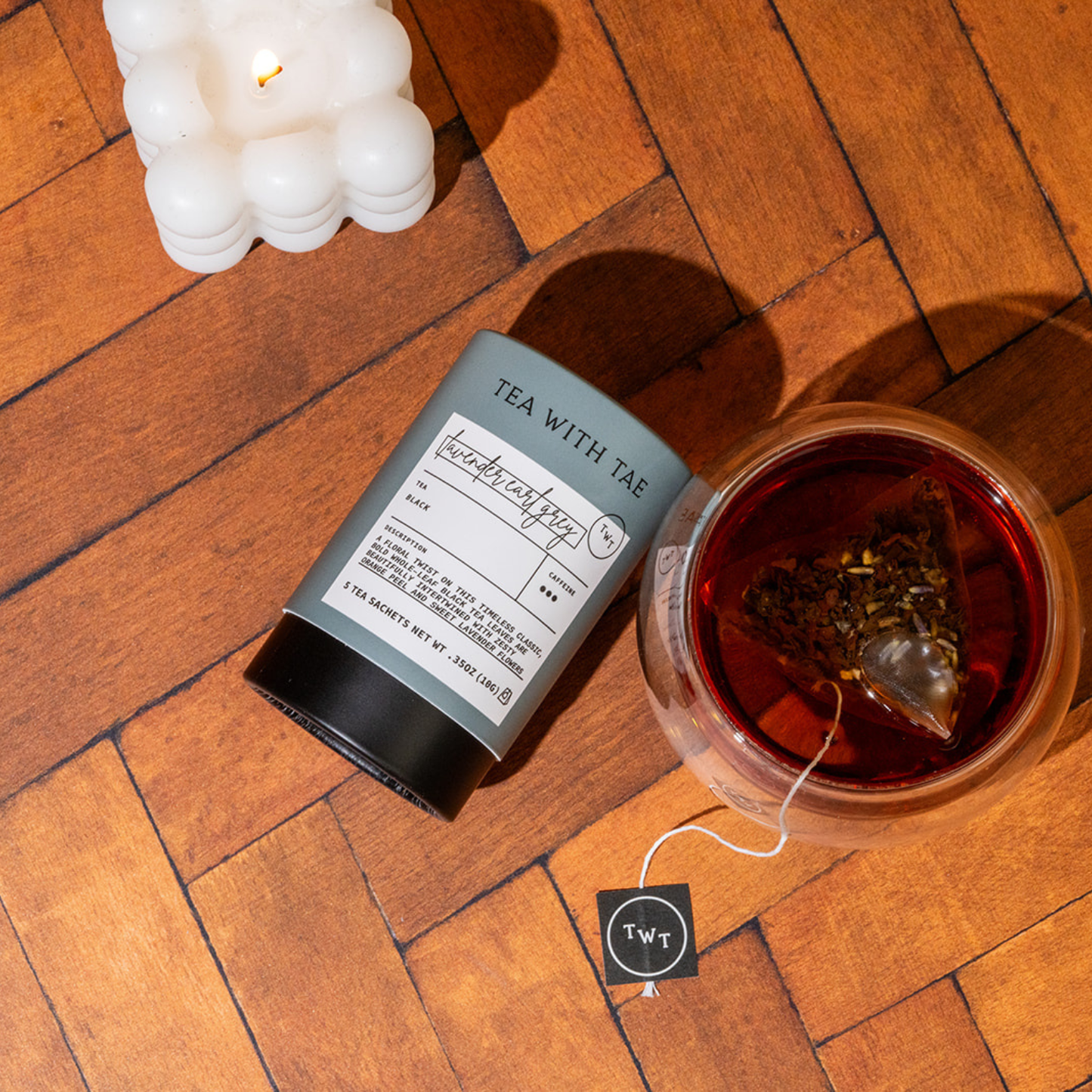 Lavender Earl Grey Black Tea Mini Tea Tube Gift (5 tea bags) - The Localist