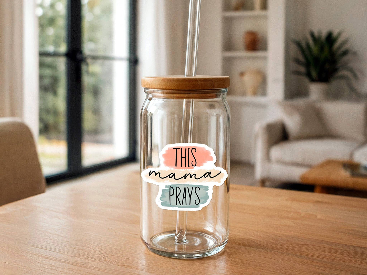 This Mama Prays | Christian Sticker | Prayer | Waterproof