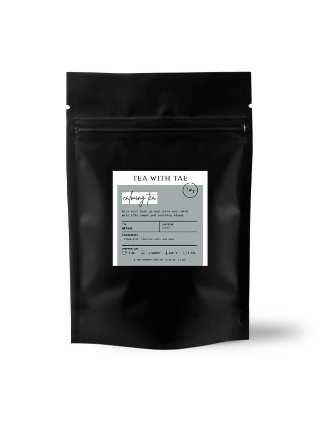 Calming Herbal Tea Small Gift Pouch (5 tea bags) - The Localist