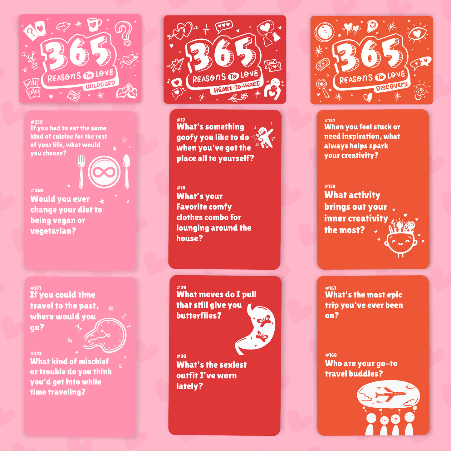365 Reasons To Love - Couples Game of Icebreaker Questions