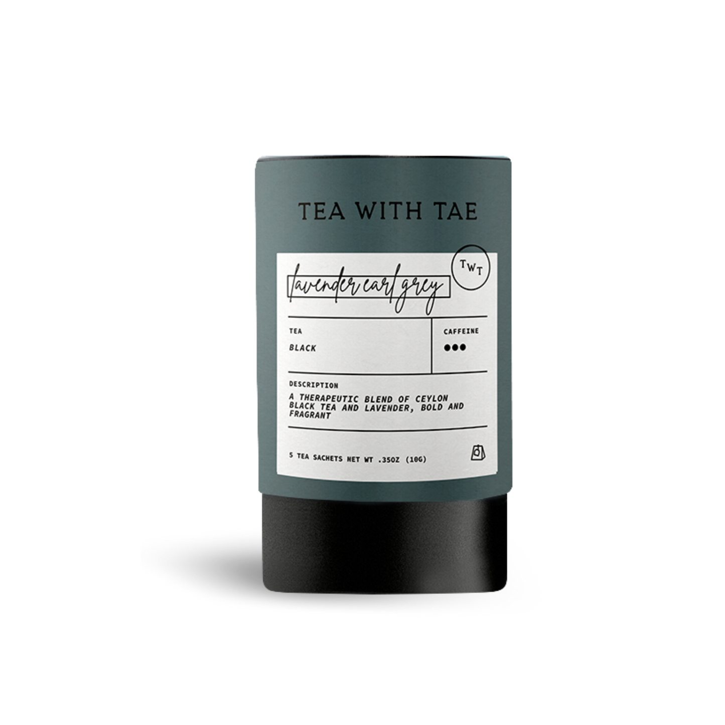 Lavender Earl Grey Black Tea Mini Tea Tube Gift (5 tea bags) - The Localist