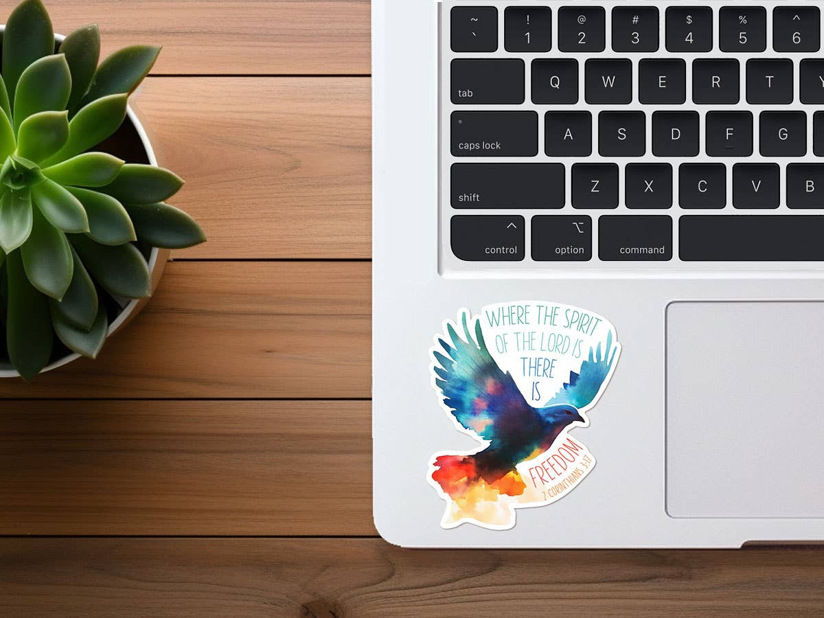Where the Spirit of the Lord is, There is Freedom Sticker