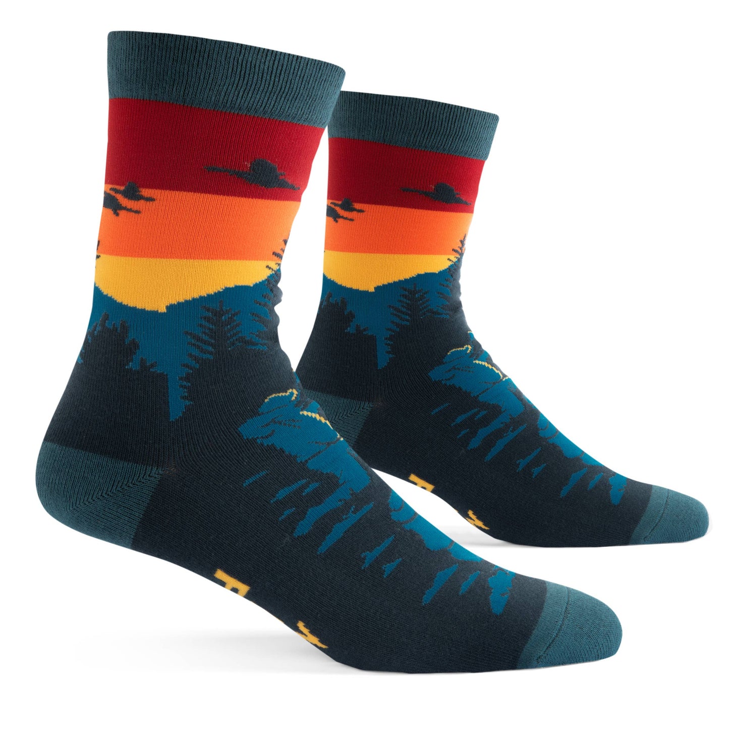 Eat More Fast Food Hunting Socks