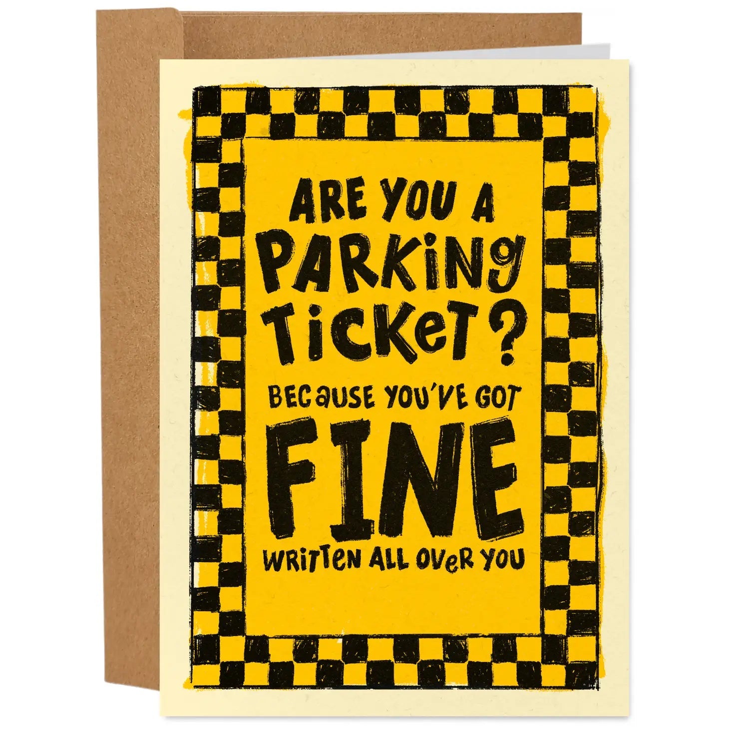 "Are You a Parking Ticket?" Greeting Card - The Localist