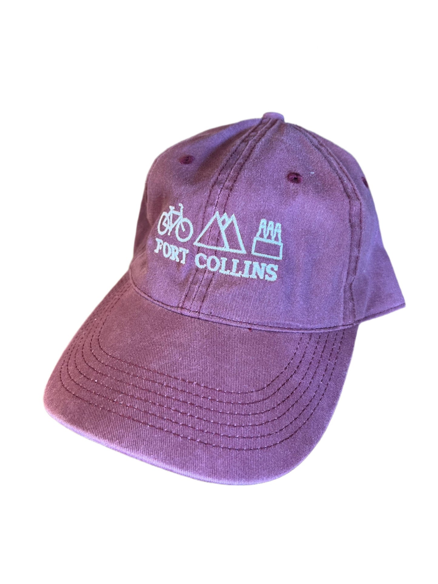 Bikes Mountain Beers Icons Fort Collins Dad Hat - The Localist