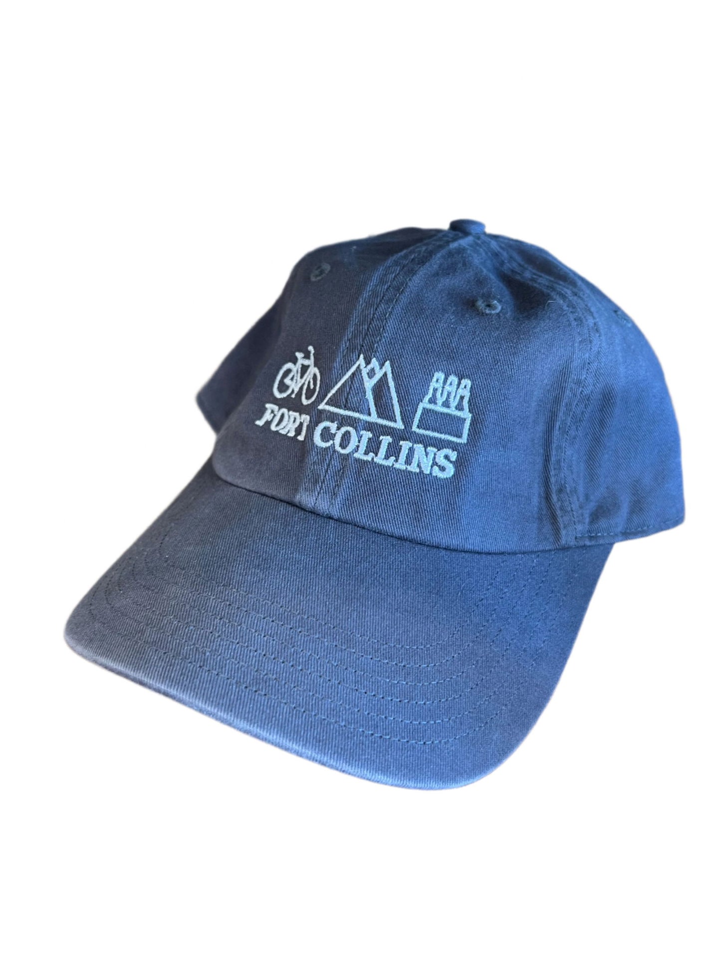 Bikes Mountain Beers Icons Fort Collins Dad Hat - The Localist
