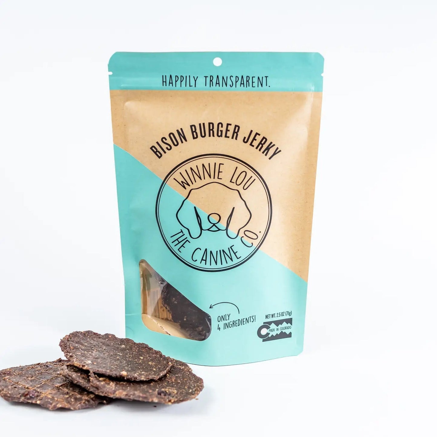 Bison Burger Jerky Dog Treat - The Localist