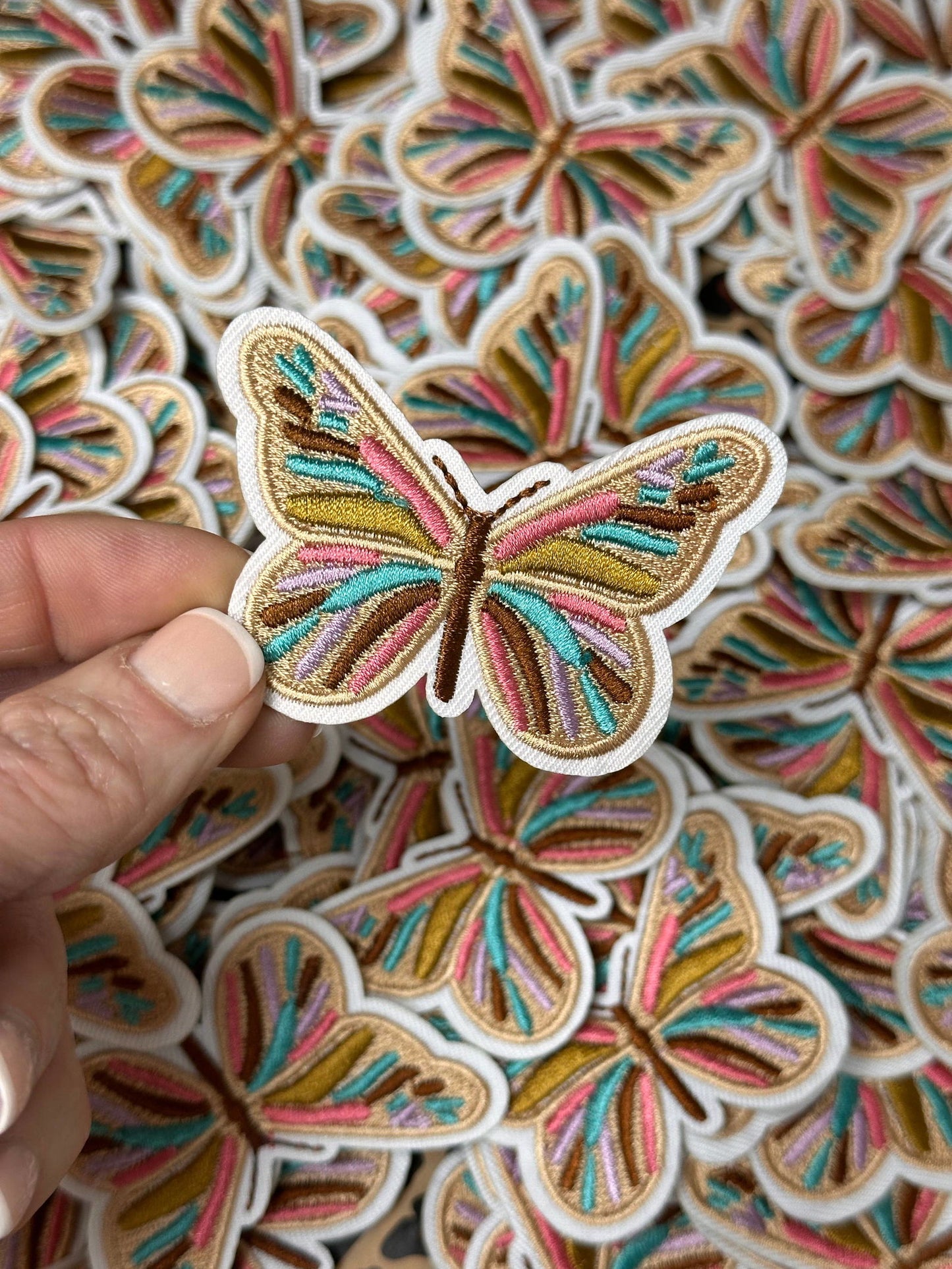 Butterfly Pastel, Cute Girly Pastel hat patch - The Localist