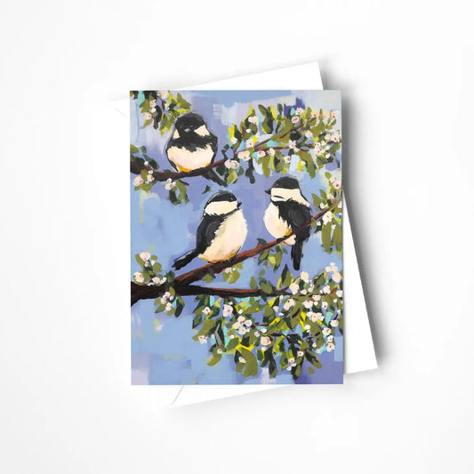 "Chickadees" Greeting Card - The Localist
