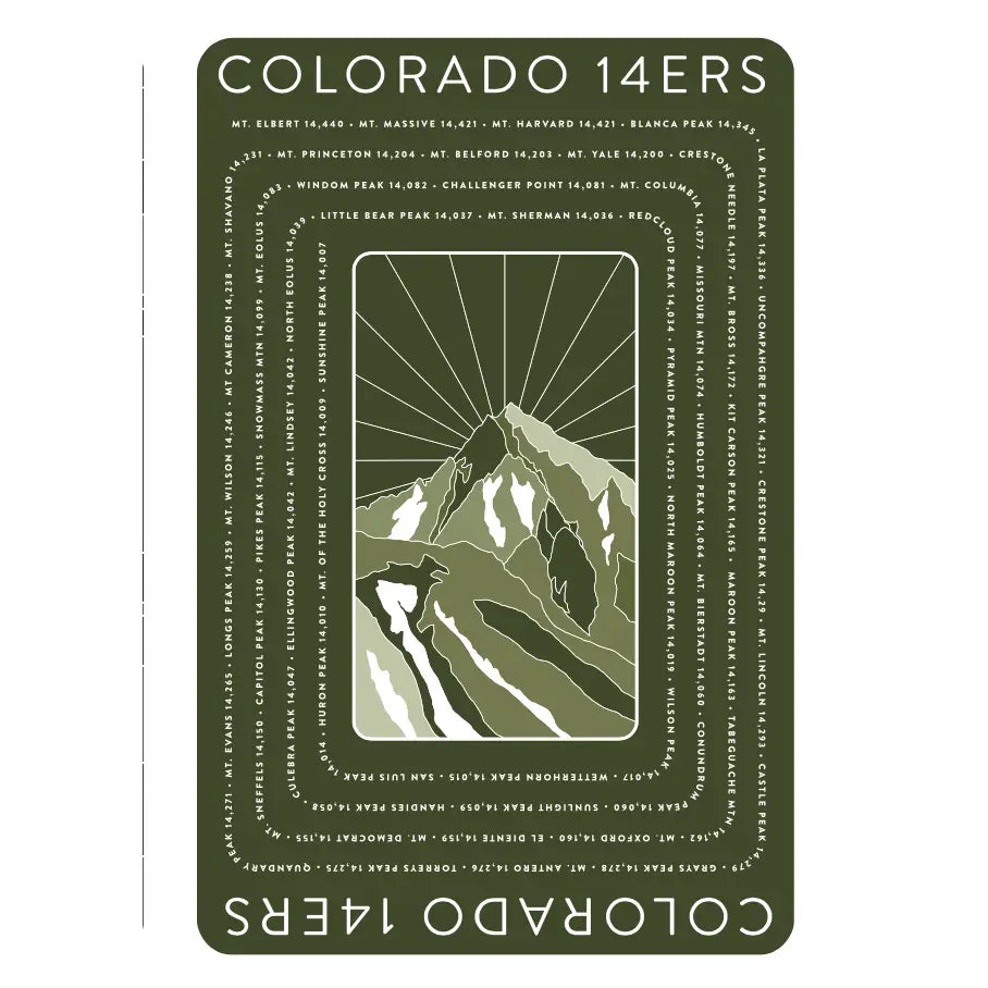 Colorado 14ers Playing Cards - Snow Business - The Localist