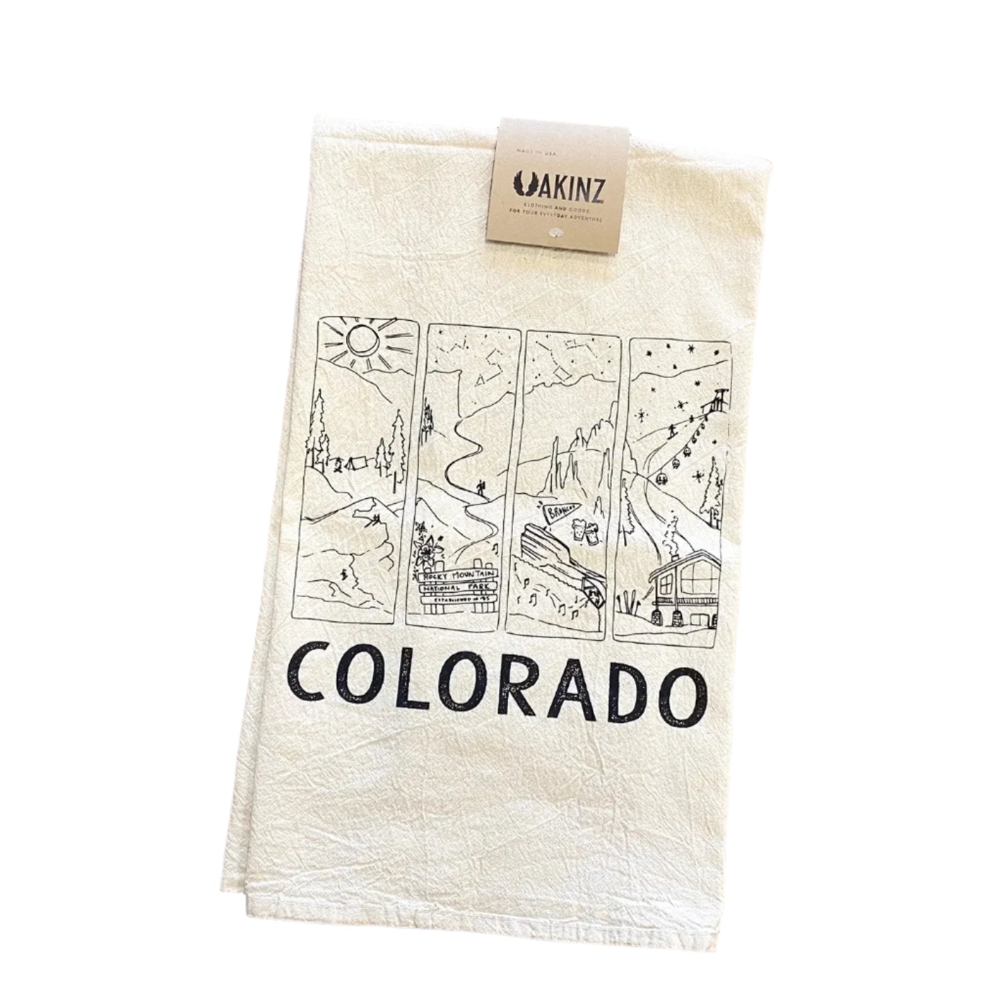Colorado Seasons Tea Towel - The Localist