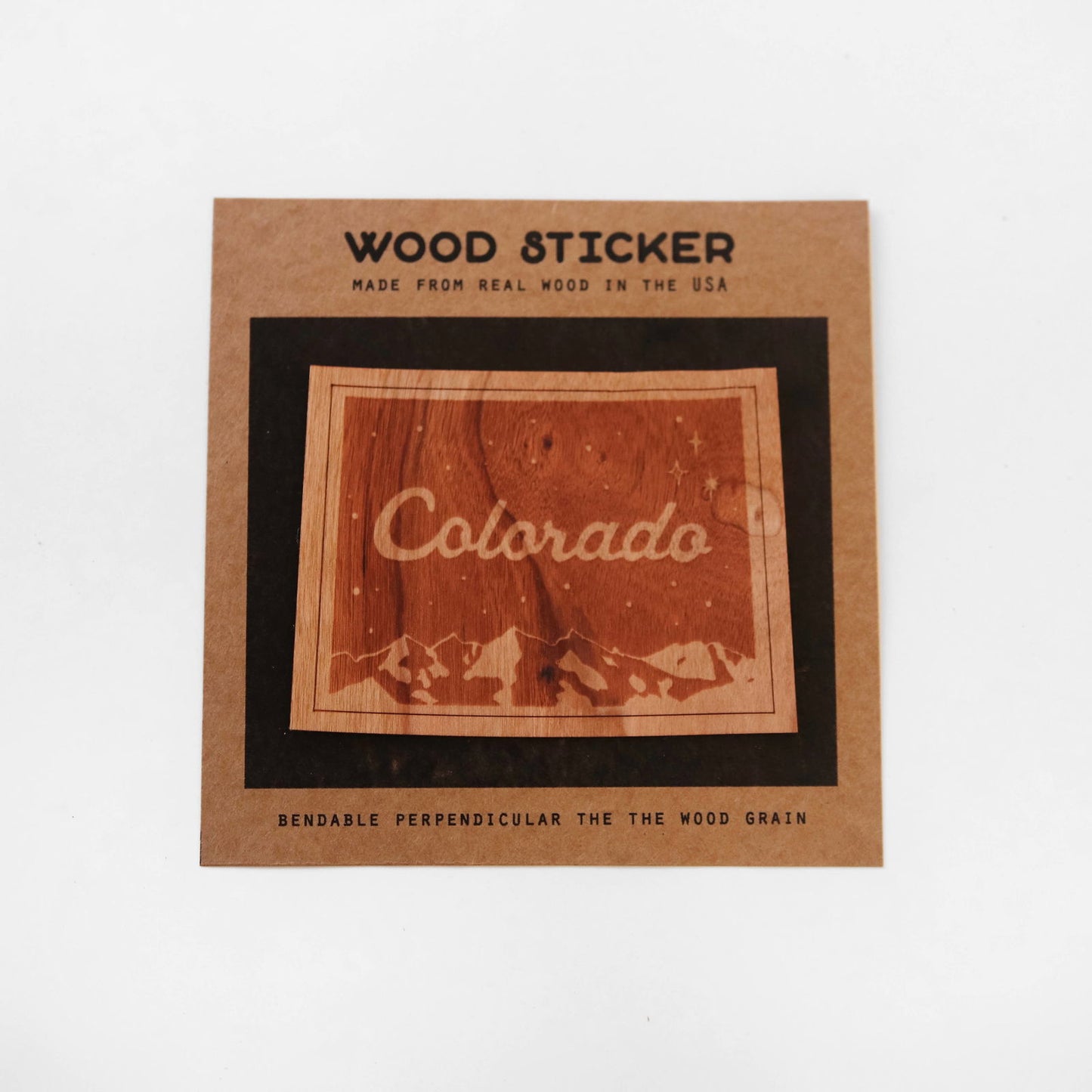 Colorado Wood Sticker - The Localist