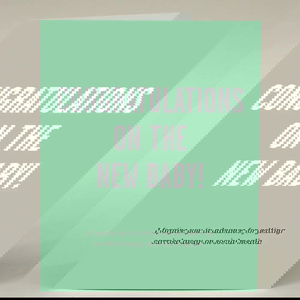"Congratulations on the New Baby" Greeting Card - The Localist