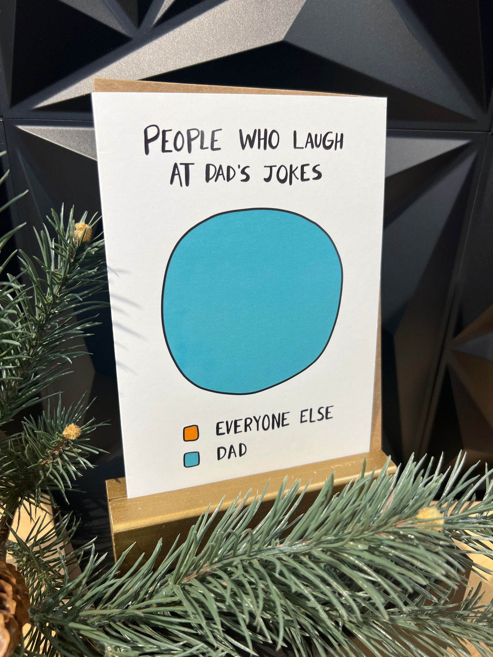 "Dad Joke Chart" Greeting Card - The Localist