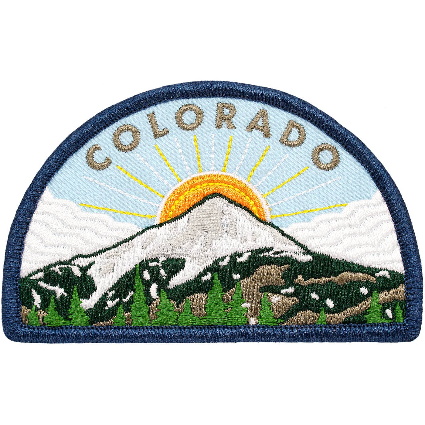 Embroidered Colorado Mountain Patch - The Localist