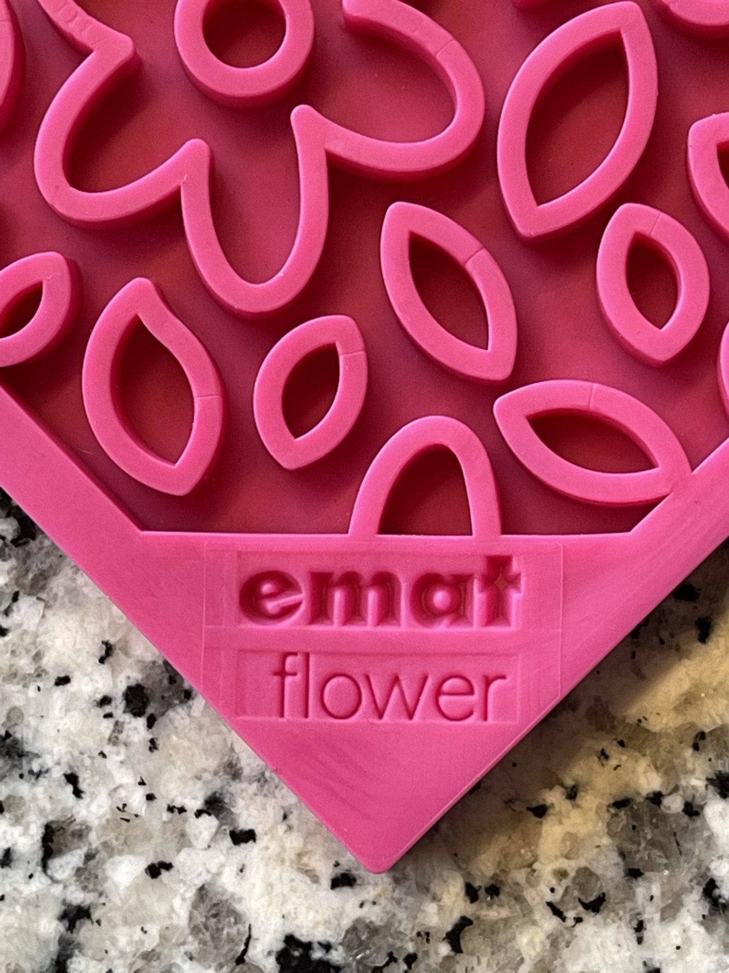 Flower Power Design eMat Enrichment Lick Mat - Pink from SodaPup - The Localist