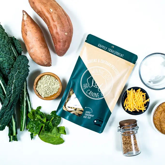 Greens & Cheddar Pretzels Dog Treat - The Localist