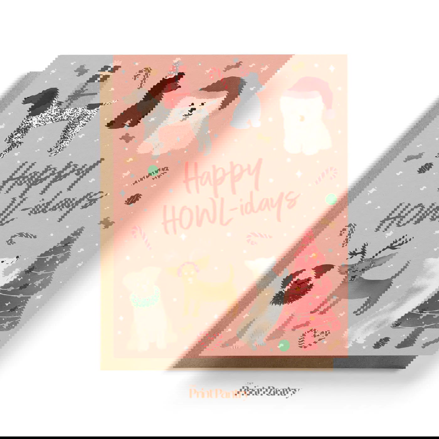 "Happy Howl-idays" Greeting Card - The Localist