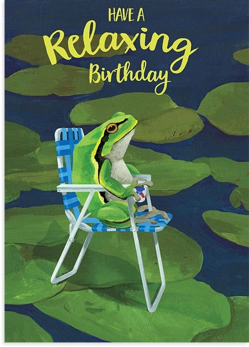 "Have a Relaxing Birthday" Greeting card - The Localist
