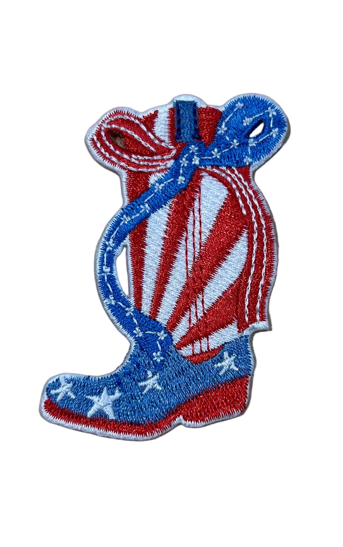 Americana Boot Embroidered Patch