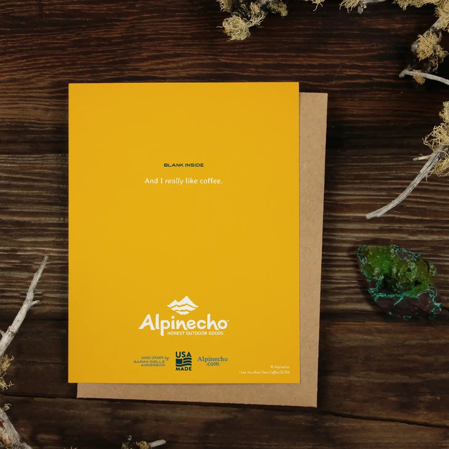 "I Like You More Than Morning Coffee" Greeting Card - The Localist