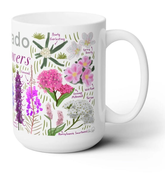 Colorado WildflowersMug 15 oz