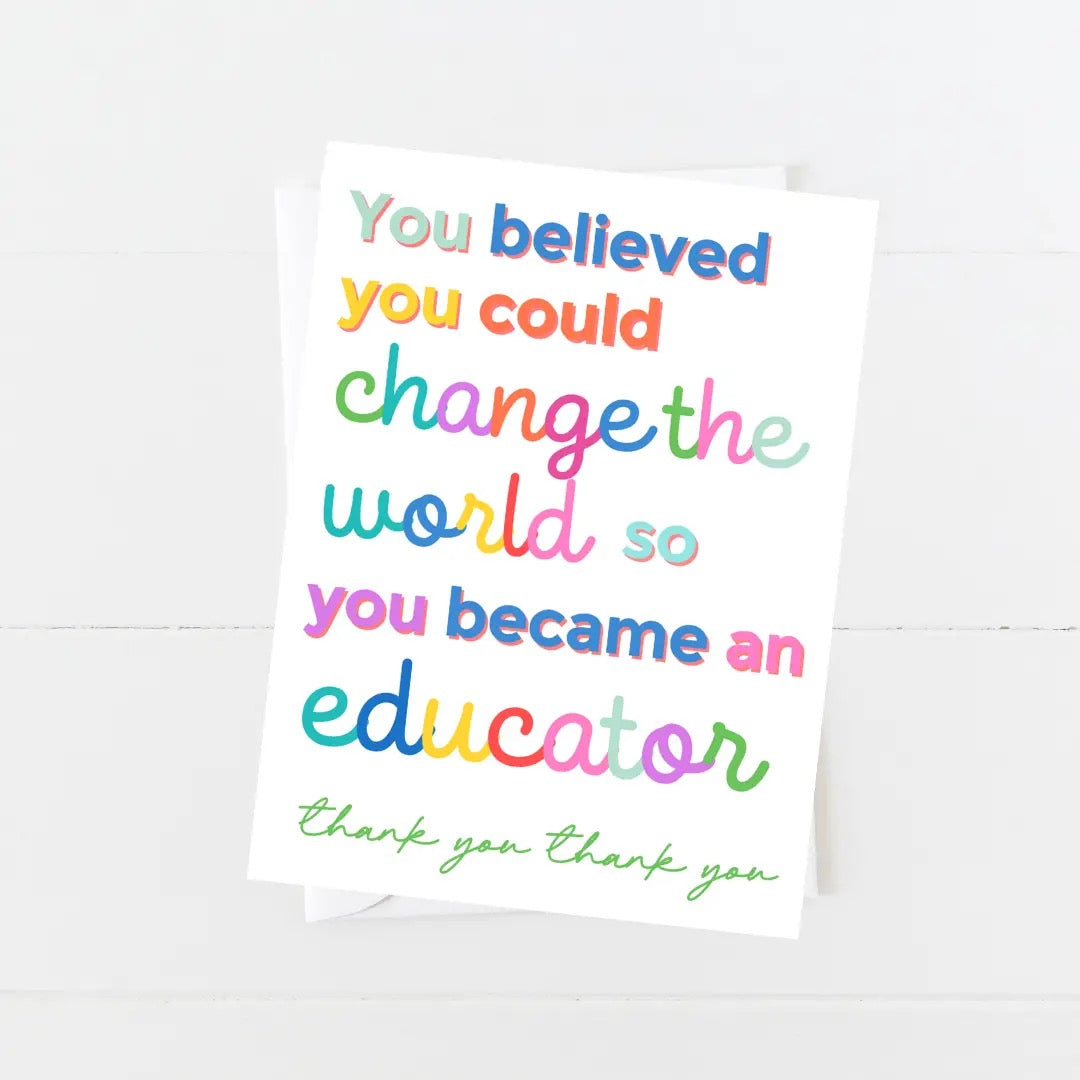 Teacher Thank You Cards | fill in - set of 4