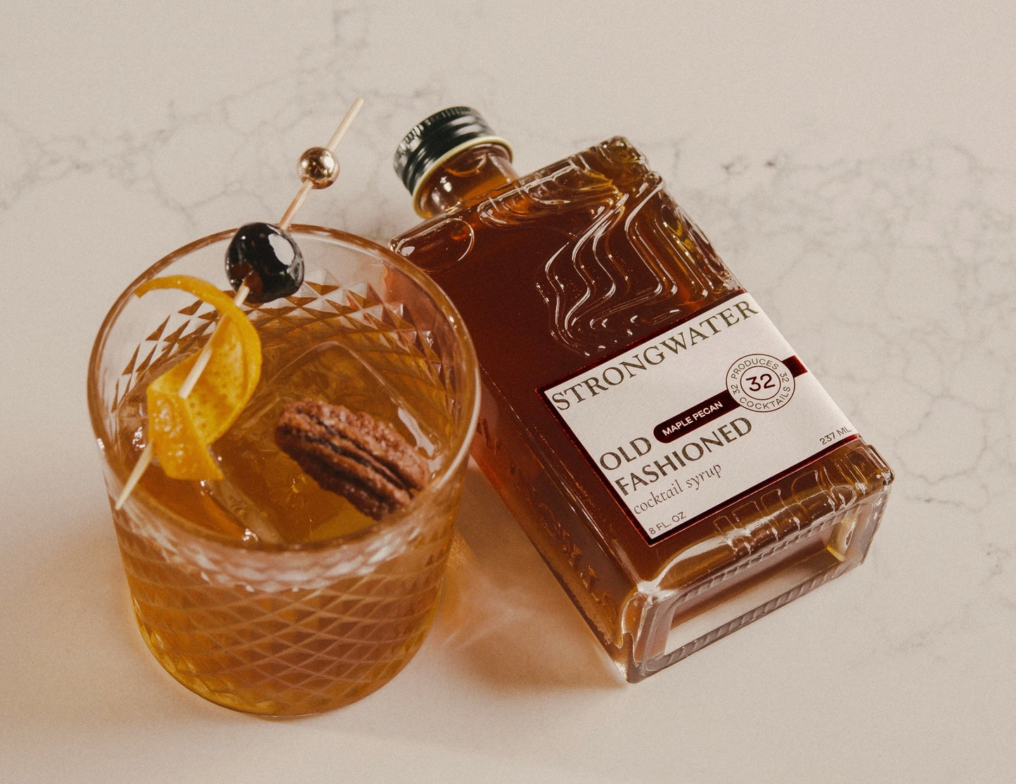 Maple Pecan Old Fashioned Cocktail Syrup