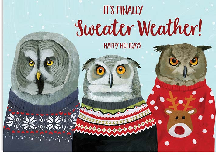 "It's Finally Sweater Weather!" Greeting card - The Localist