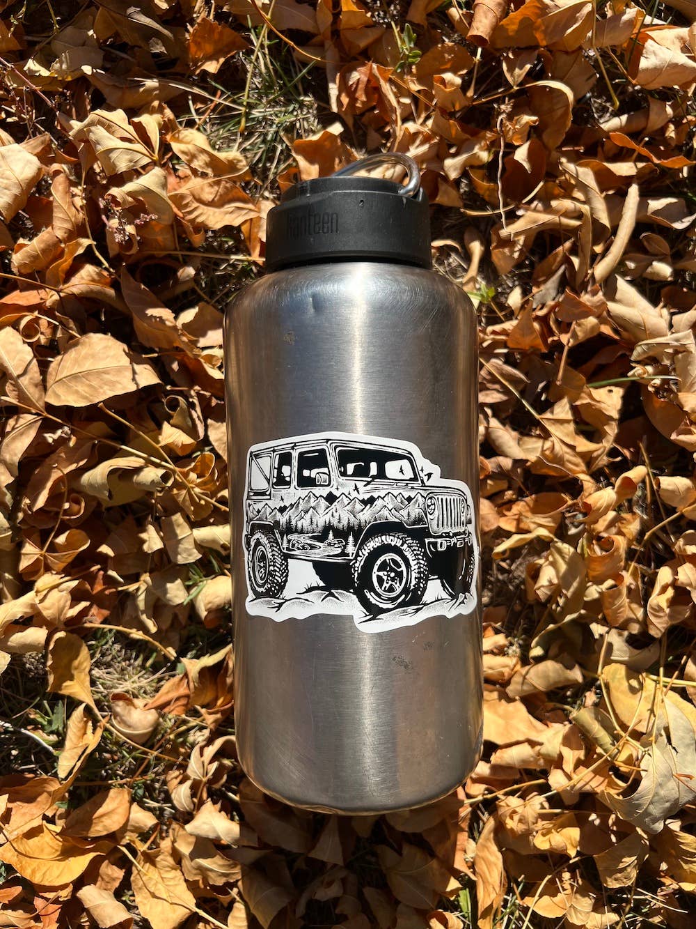 Jeep Sticker Mountain View - wilderness outdoor sticker - The Localist