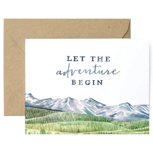 "Let the Adventure Begin" Greeting Card - The Localist