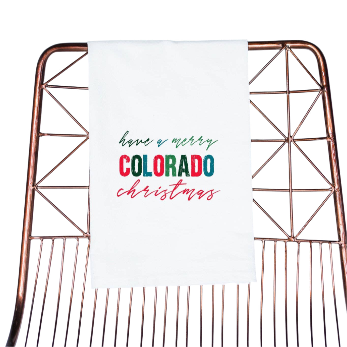 Merry Colorado Christmas Gift Towel - The Localist