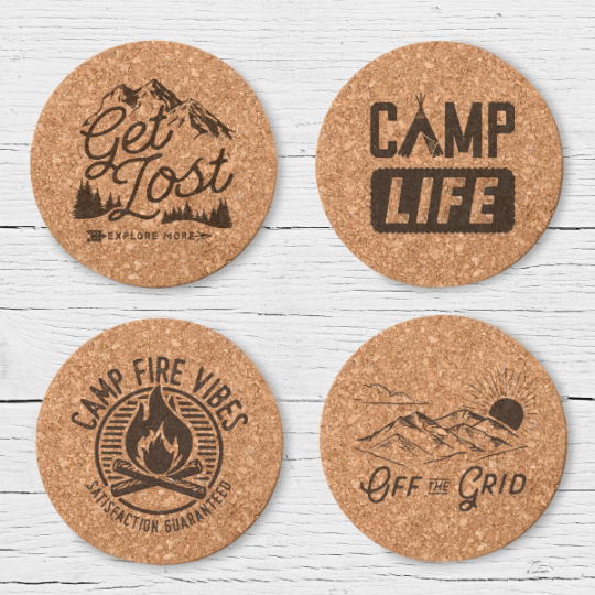 Outdoor Cork Coaster Set - The Localist