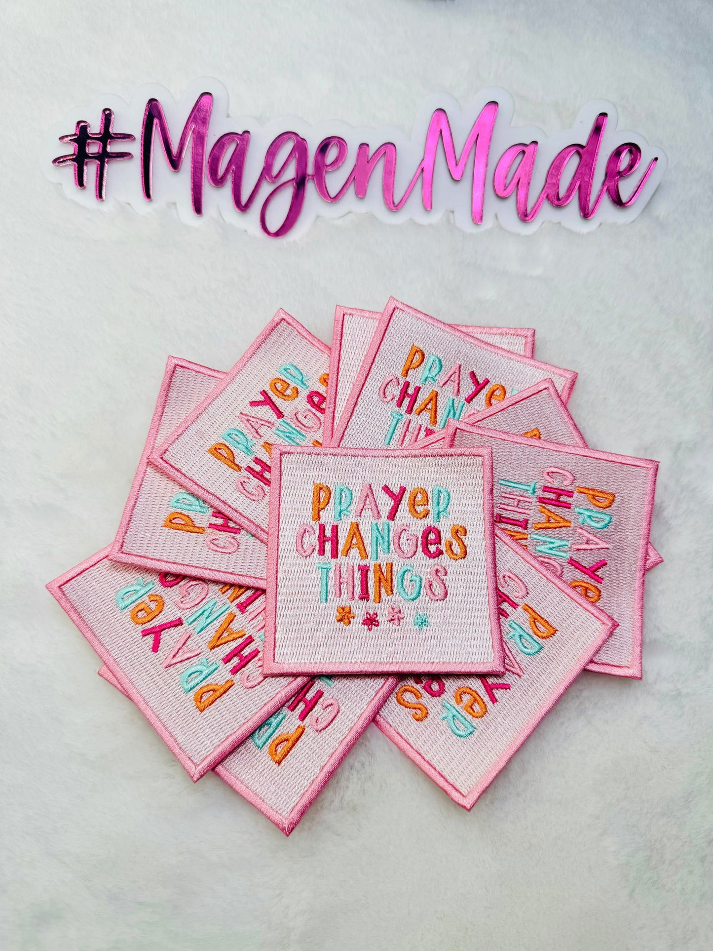 Prayer Changes Things Embroidered Patch - The Localist
