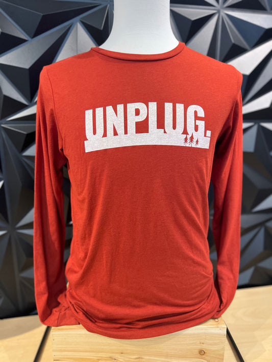 Rust Unplug Long Sleeve TShirt - The Localist