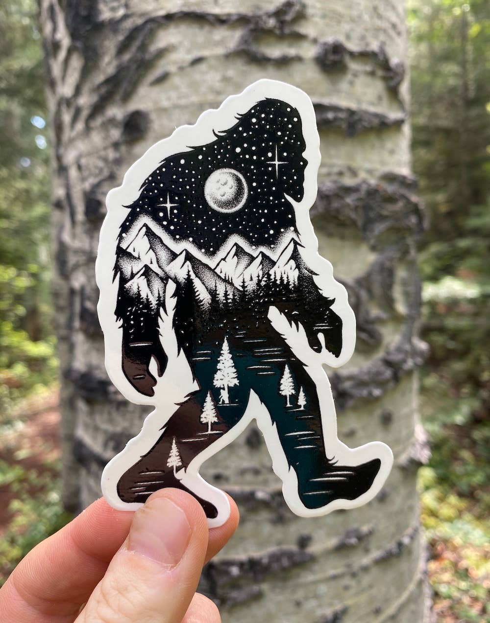 Sasquatch Yeti Bigfoot Sticker - The Localist