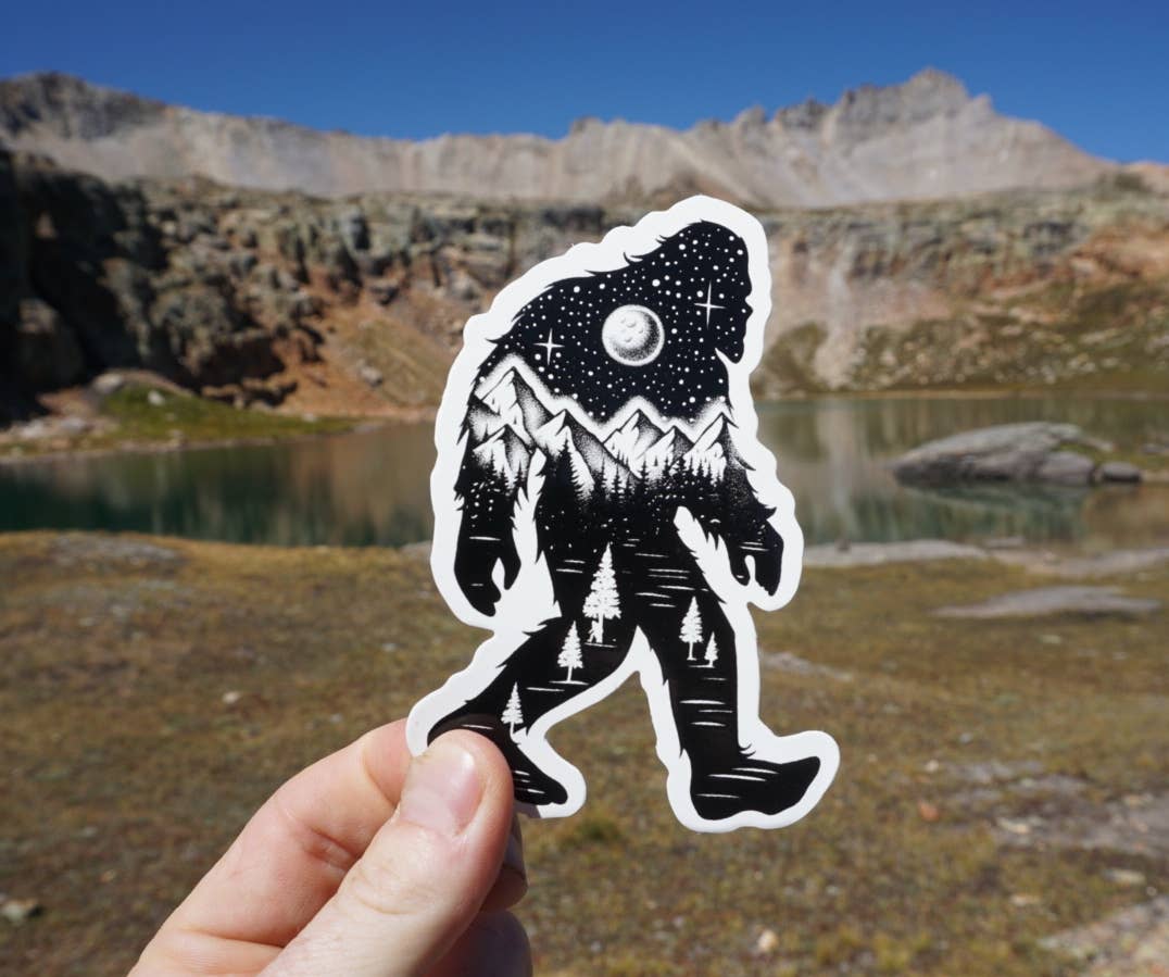 Sasquatch Yeti Bigfoot Sticker - The Localist